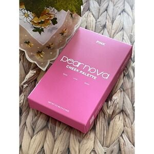 Pear Nova Pink Cheek Palette Blush Trio Beam Vivid Spark Cream Matte Pearl .42oz